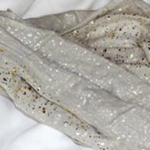 SPUN Tan and Gold Speckled Scarf